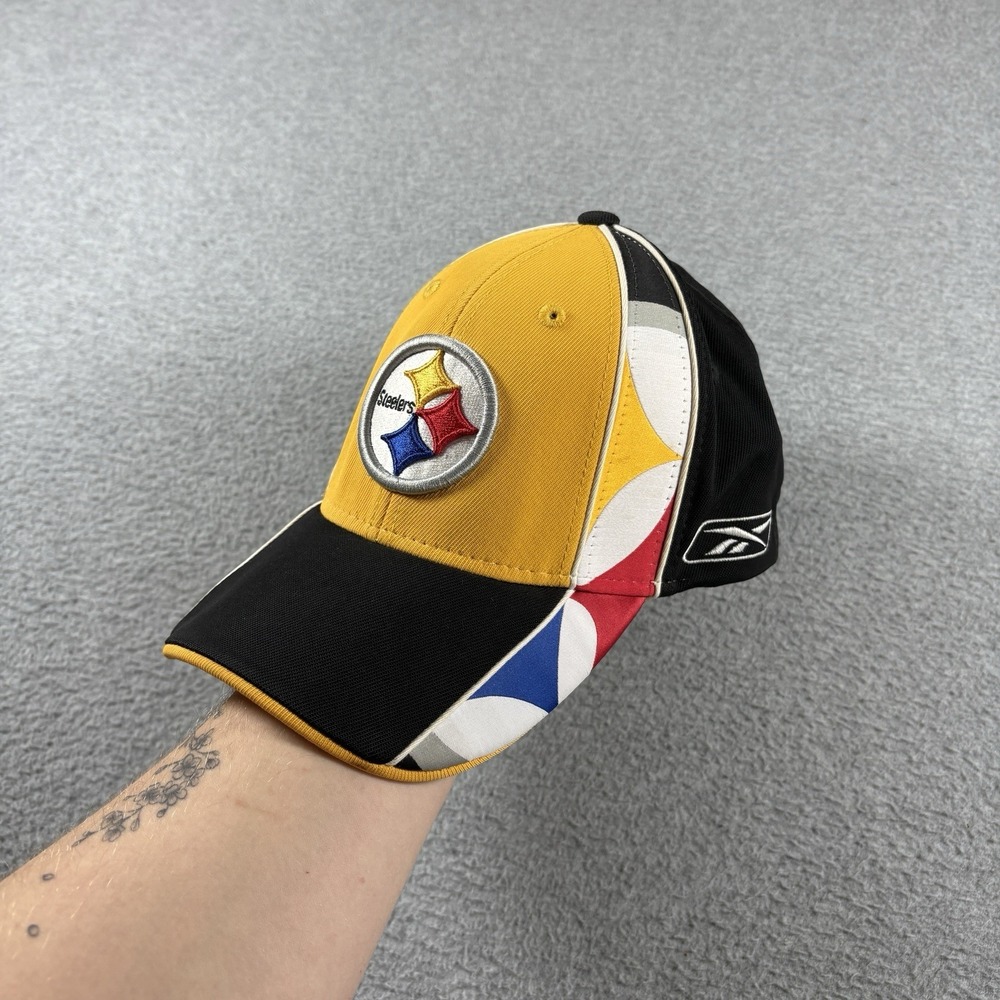 Vintage Reebok Pittsburgh Steelers Hat NFL Equipment Trophy Collection Cap OSFA